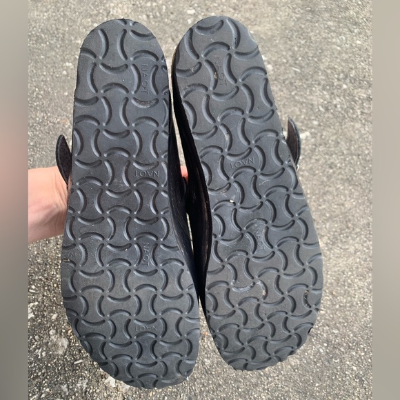 Naot Women's Autumn In Metallic Onyx Leather Clog Size 40/9 - Picture 3 of 3